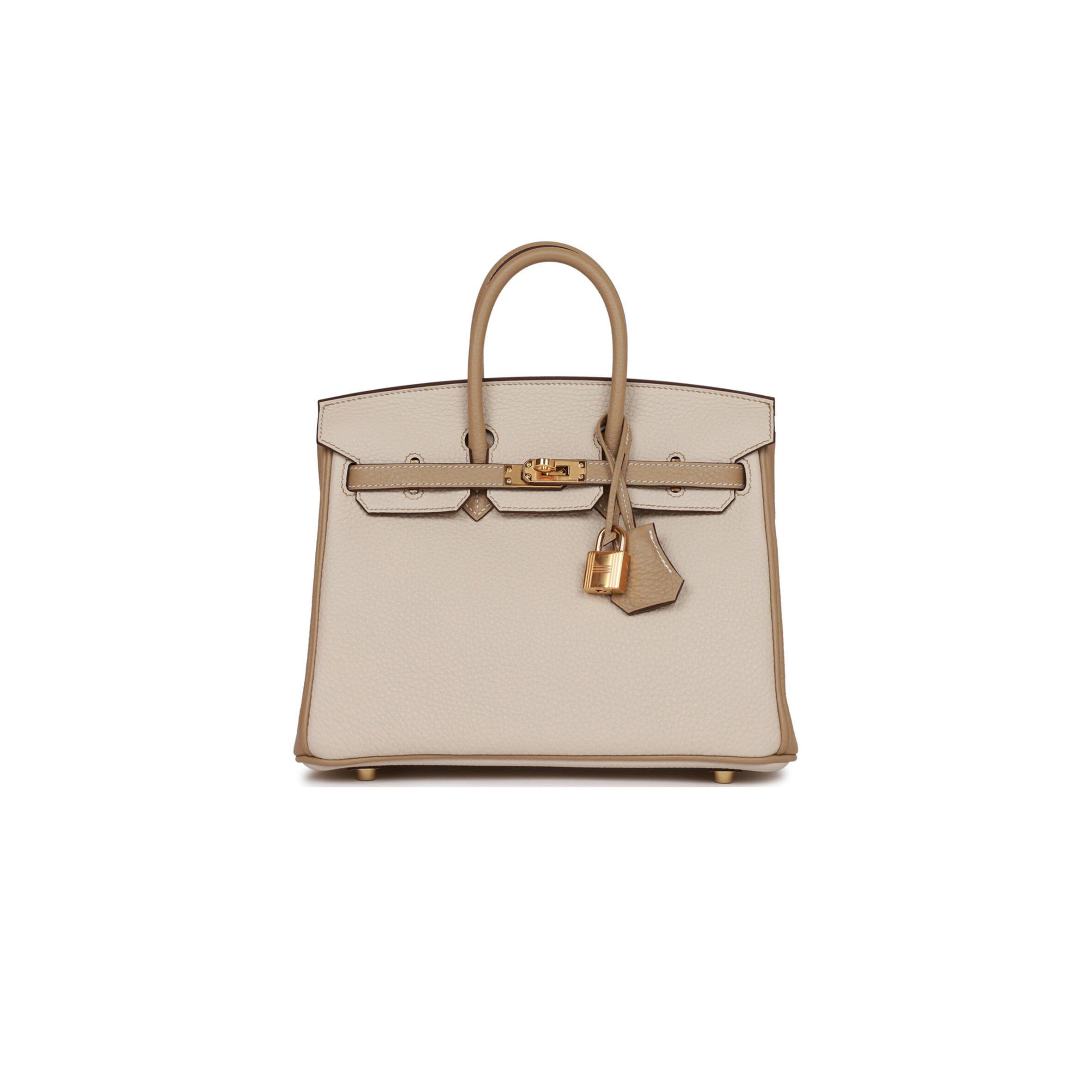 HERMES BIRKIN 25 TOGO BRUSHED GOLD HARDWARE (25*20*13cm)